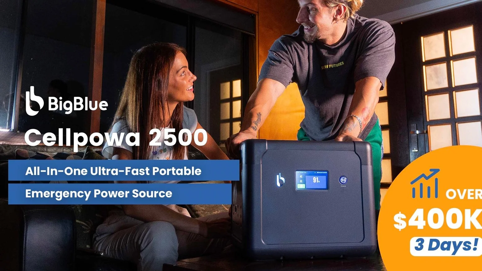 BigBlue Cellpowa 2500